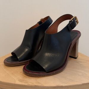 CELINE leather heels
